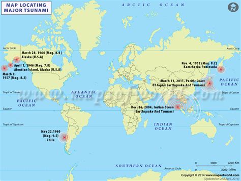 biggest tsunami|major tsunamis on a map.